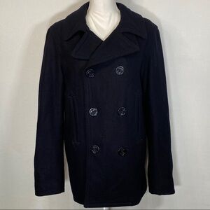 Old Navy Double Breasted Wool Blend Coat Jacket